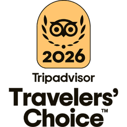 Logo for TripAdvisor's 2026 Travelers' Choice award.