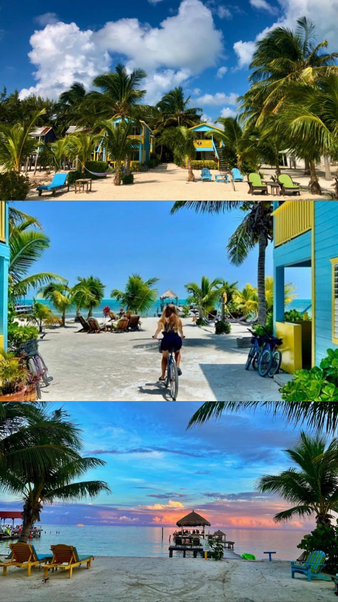 Our beach area at Colinda cabanas